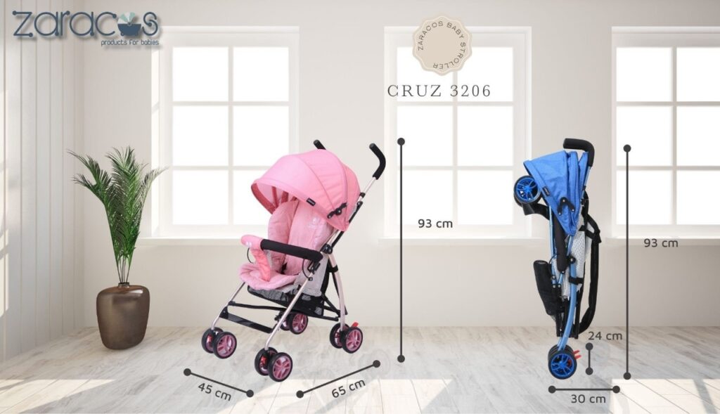 Xe Đẩy Trẻ Em Zaracos Cruz 3206 14 thong-so-zaracos-curz-3206-2