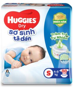 Tã dán sơ sinh Huggies size s 4-8 kg
