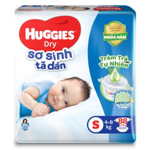 Tã dán sơ sinh Huggies size s 4-8 kg