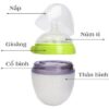 Bộ hai bình silicone Comotomo 250ml - Hồng