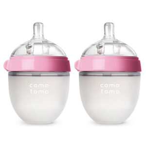 bo-hai-binh-silicone-comotomo-150ml-hong