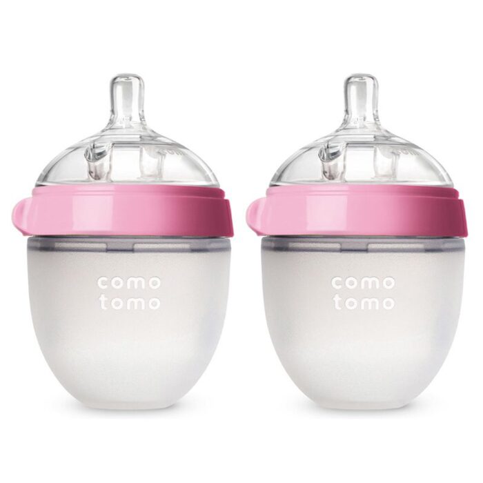 bo-hai-binh-silicone-comotomo-150ml-hong