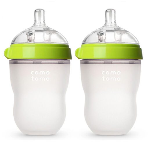 bo hai binh silicone comotomo 250ml xanh 1608698017