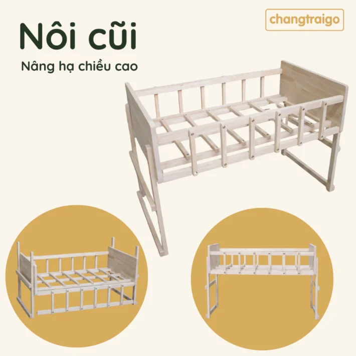noi go ghep canh giuong go tu nhien