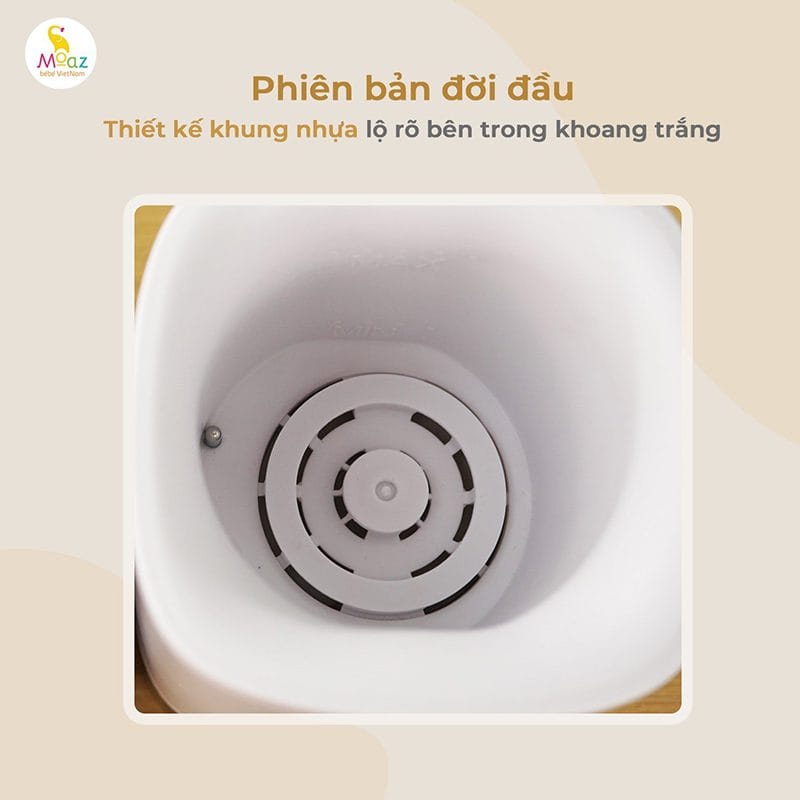 Máy hâm sữa thông minh siêu tốc Moaz BéBé MB - 033 4 Đáy bình hâm sữa Moaz BéBé MB - 033 phiên bản đầu