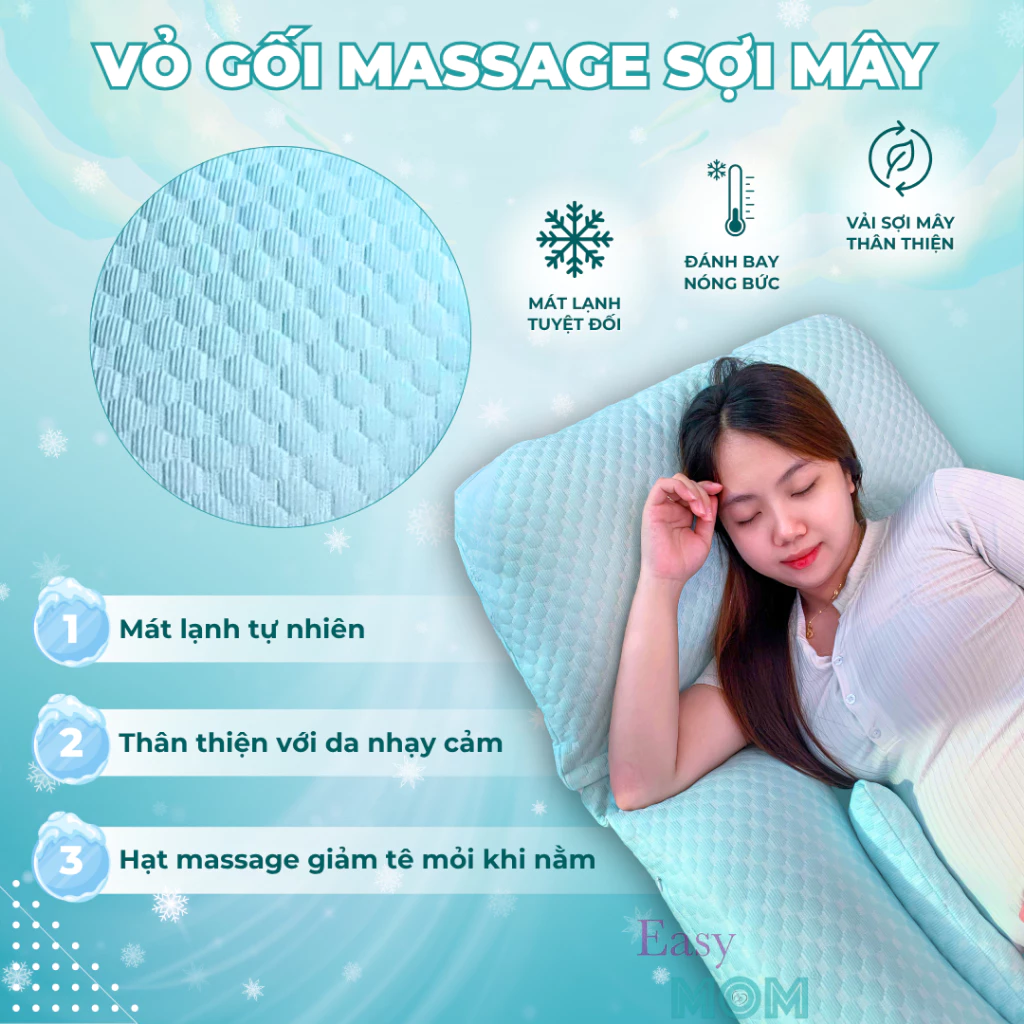 Gối bầu chữ G Easy MOM vải điều hòa hạt nổi massage, thoáng khí 12 goi-bau-chu-g-easymom-hat-massage-2