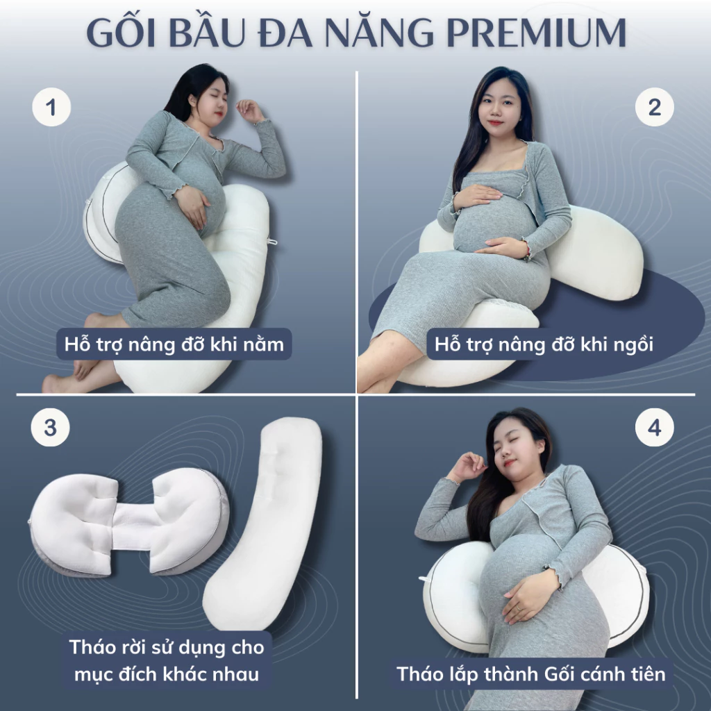 Gối bầu đa năng Easy MOM premium 2in1 vỏ sợi tre 16 goi-bau-da-nang-Easy-MOM-premium-2in1-2