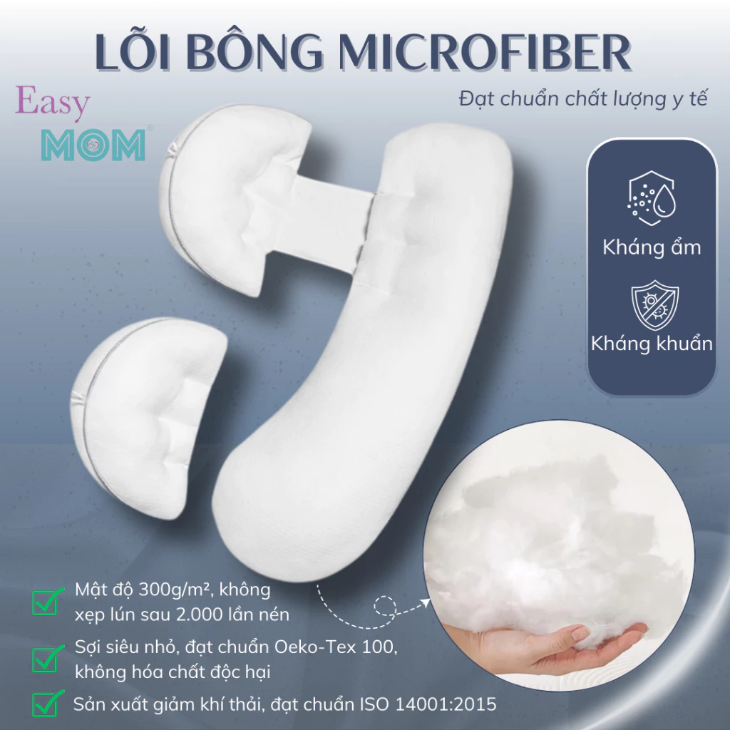 Gối bầu đa năng Easy MOM premium 2in1 vỏ sợi tre 6 goi-bau-da-nang-Easy-MOM-premium-2in1-3