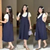 Đầm bầu Boncha công sở form yếm liền phối tay phồng xếp ly tùng trẻ trung cho mẹ mang đi làm 14 dam-bau-boncha-cong-so-form-yem-lien-phoi-tay-phong-xep-ly-05