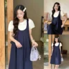 Đầm bầu Boncha công sở form yếm liền phối tay phồng xếp ly tùng trẻ trung cho mẹ mang đi làm 18 dam-bau-boncha-cong-so-form-yem-lien-phoi-tay-phong-xep-ly-09
