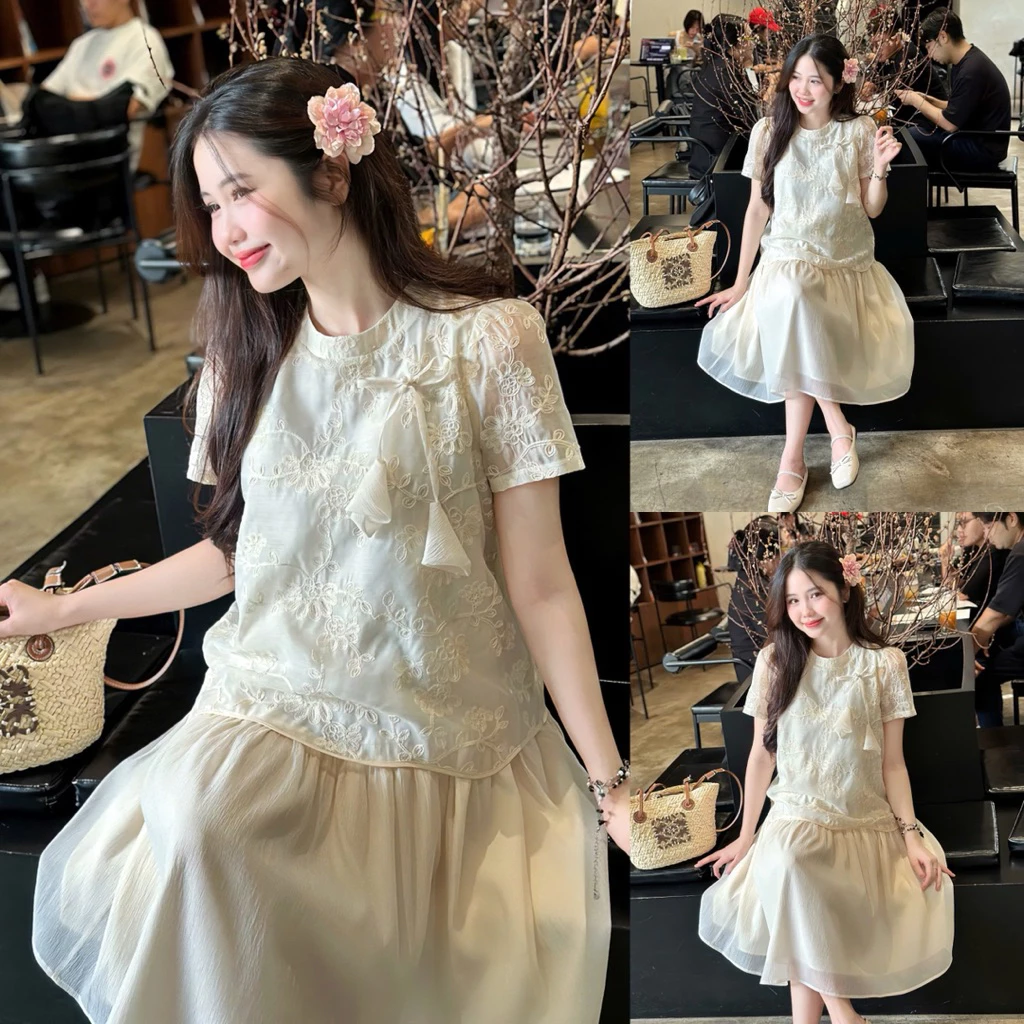 Đầm bầu Hachic tulip hoa thêu váy voan liền thân thanh lịch 18 dam-bau-hachic-tulip-hoa-theu-vay-voan-lien-than-thanh-lich-03