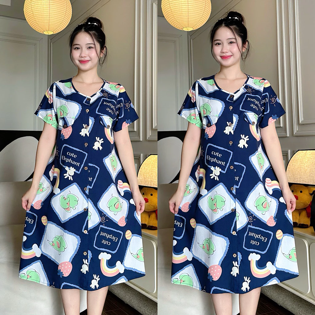 Đầm bầu vải tôn thái gài cúc form suông cho mẹ bầu suốt thai kì 25 dam-bau-vai-ton-thai-gai-cuc-form-suong-05