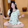 EVERMOM l Đồ bộ bầu B5 LỮNG XỐP VIỀN chất xốp Hàn nhẹ mát phối viền nơ túi xinh xắn 19 do-bo-bau-b5-lung-xop-vien-chat-xop-han-nhe-mat-10