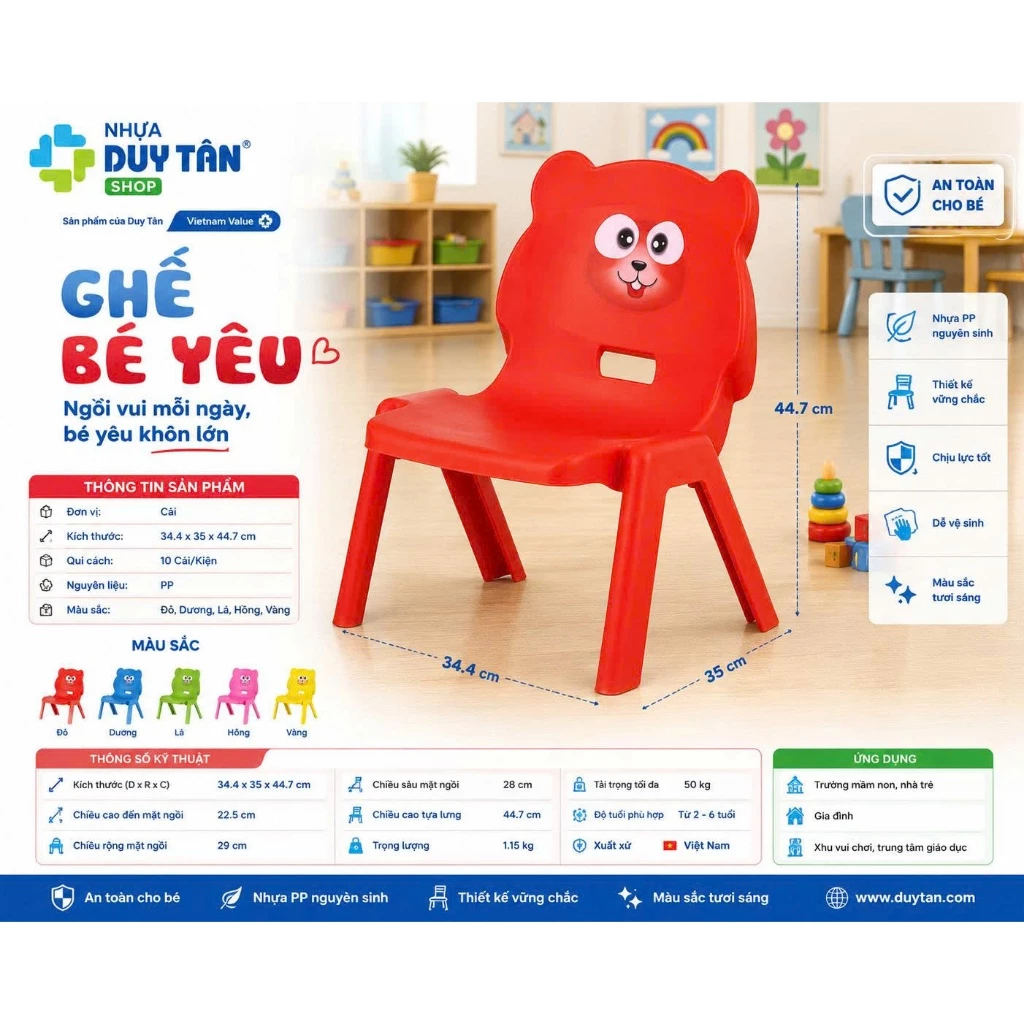 Ghế nhựa Bé Yêu Duy Tân – ghế ăn dặm, ghế ngồi học cho bé 3 ghe-nhua-be-yeu-duy-tan-ghe-an-dam-ghe-ngoi-hoc-cho-be-02