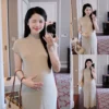 Váy len tay hến chất lông thỏ mềm mịn co giãn 19 vay-len-tay-hen-chat-long-tho-mem-min-co-gian-09