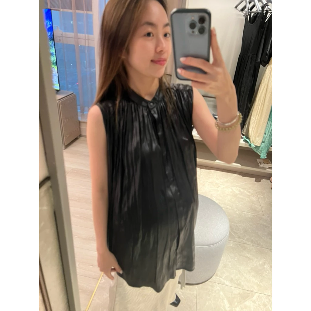 Áo bầu lụa bóng BAOBAO MOM xếp ly dáng A sát nách 6 ao-bau-lua-bong-baobao-mom-xep-ly-dang-a-sat-nach-05