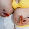 Bikini bầu 2 mảnh màu vàng xoắn ngực, quần lưng thấp 11 bikini-bau-2-manh-4