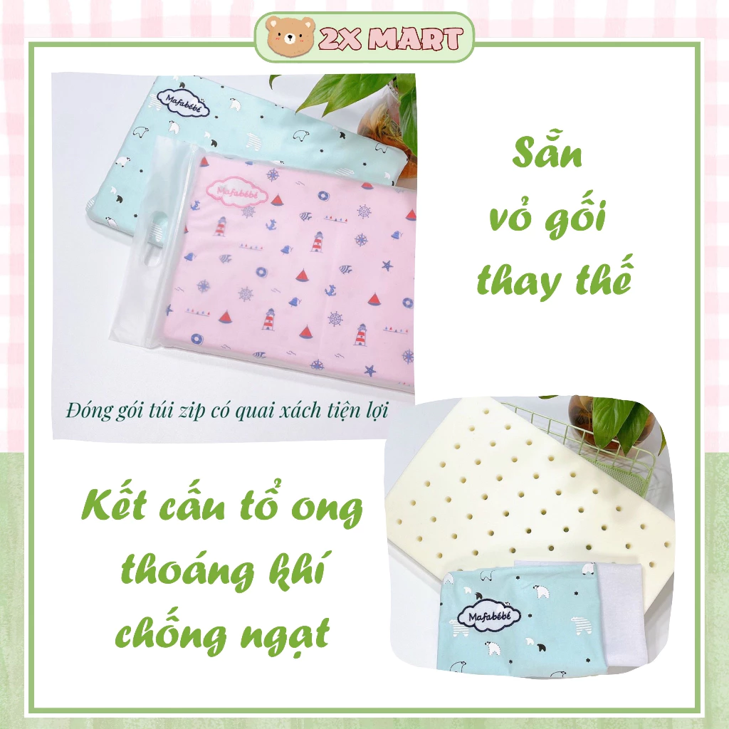 Gối cao su non Mafabebe thông hơi mềm mại cho bé 3 goi-cao-su-non-mafabebe-thong-hoi-mem-mai-cho-be-02