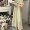 Váy bầu BAOBAO MOM tay bồng vải Tencel dáng suông 14 vay-bau-baobao-mom-tay-bong-vai-tencel-dang-suong-03
